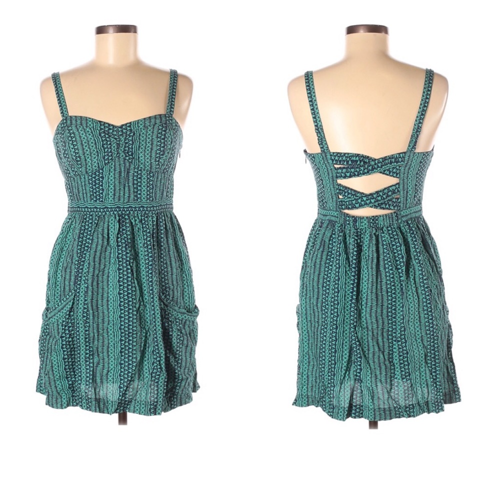 Teal American Eagle Dress